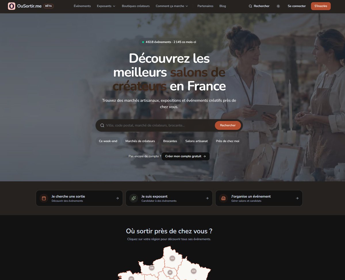 Viggy_Night's tweet photo. Si vous êtes artisans / vous cherchez quoi faire autour de chez vous (Festivals, Marchés d'artisans, salons ...)  n'hésitez pas à aller check LE SITE EST FOU ! https://t.co/5Nxp8GyrZn