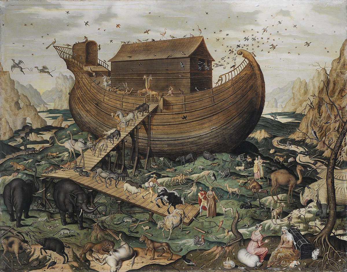 HayAghchig's tweet photo. 🇦🇲 Noah's Ark on Mount Ararat by Simon de Myle, 1570. https://t.co/6lteF2iSAf