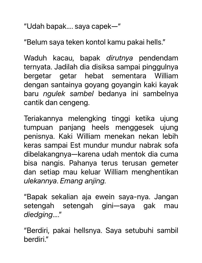 claryvelle's tweet photo. Sekretaris pakai hells godain bapak

williamest au https://t.co/h99aTH3340