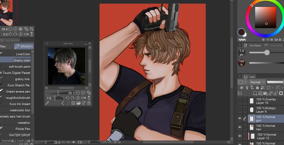 ddenieee_'s tweet photo. Leon WIP 🔫🔫🔫 https://t.co/n2Bff9WCcS