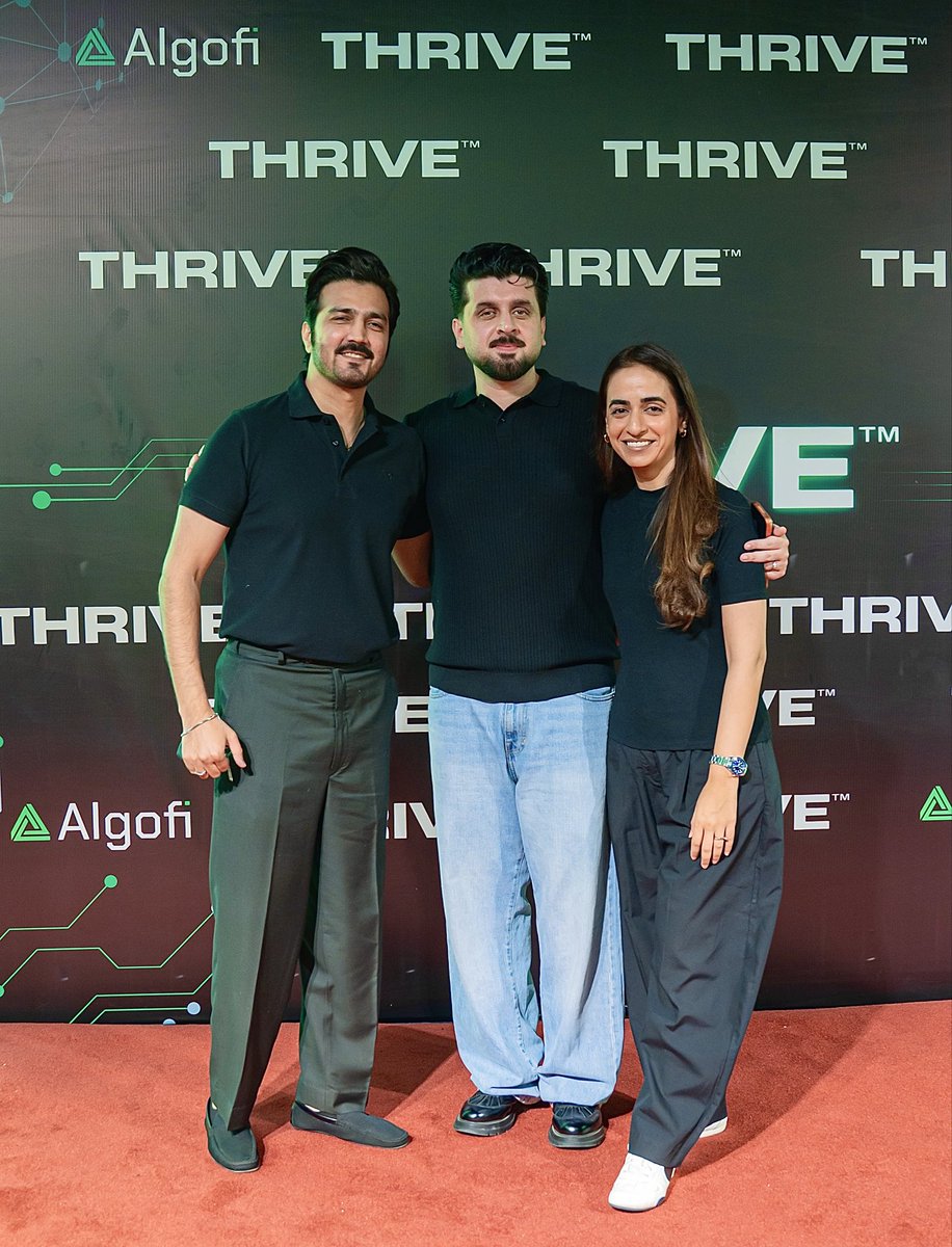 algofi_ai's tweet photo. Some moments mark an event. Others mark the start of something bigger.

AlgoFi was proud to support the launch of THRIVE as an official sponsor and celebrate this milestone alongside founders, creators and innovators who are shaping the next generation of technology.

Collaborations like these are built on shared ambition, long-term vision and a commitment to creating lasting impact.

Congratulations to the entire THRIVE team.

This is only the beginning. 🚀

#algofi #thrive #web3 #launch #futureoftrading