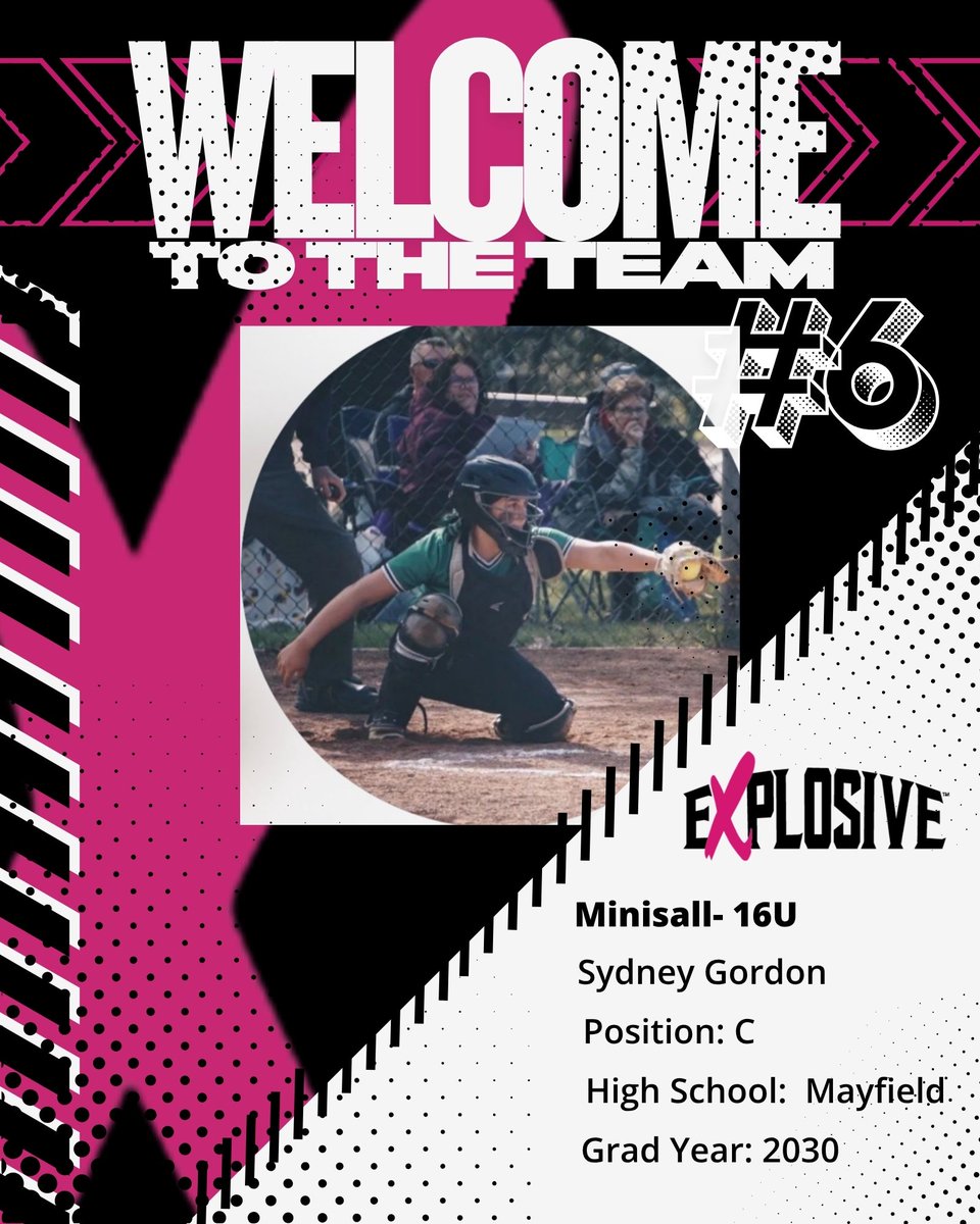 ExplosiveSB's tweet photo. Welcome to the team @Sydney__Gordon  
Sydney brings positivity, grit and resilience to her game.  We can't wait to see the impact she'll bring to the field this season! https://t.co/7XJgsn2yDi