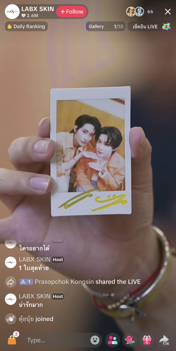 Labxskin's tweet photo. 5,999 ได้ Polaroid พร้อมลายเซ็นสด หลุด 1 ออเดอร์ รีบน้าาาา~

เหนียวมาก มารับน้องไปหน่อยค่า ในไลฟ์ตอนนี้ 22.16 น.

#LABXSKIN #LABXClinic #LABXxTutorYim #TutorYim #ติวเตอร์ยิม https://t.co/WJmuu50W48