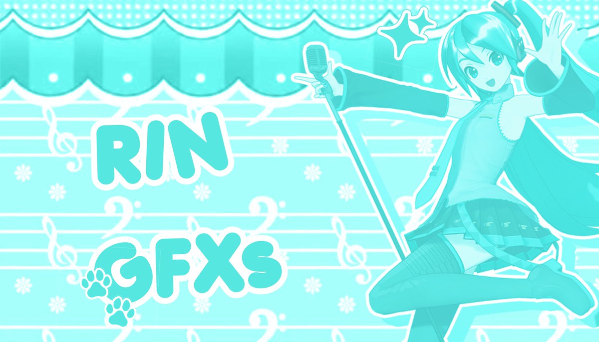 rinssillylilacc's tweet photo. MADE MY FIRST GFX WOOF #gfx #gfxtwt #miku https://t.co/92equ3WT96