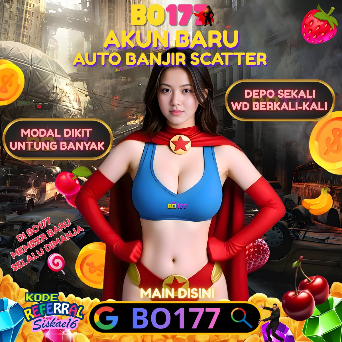 SitusBO177's tweet photo. 👑 Situs Slot Gacor Hari ini
👑 Pola Gacor Hari ini
🔗 Link Situs Gacor : https://t.co/KQBpteyetm
⚡ Malam Jumat Rans Kakang

#slotgacor ##pindahkeai
#trending #topik #viral #fyp https://t.co/cKuLkGzlLc