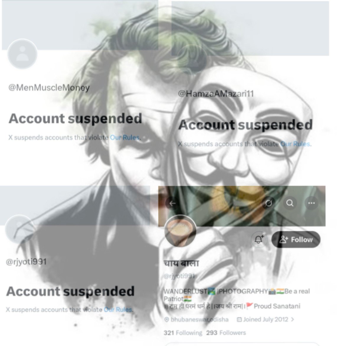 JOKER__INSAN_0's tweet photo. GOOD BYE π
DEDICATED TO >>@X
REPORTED BY #TEAM_MASK https://t.co/kJMfo4zd72