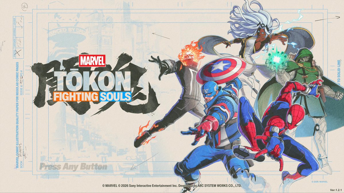 mutantmo's tweet photo. Good @Marvel morning to Tōkon  Fighting Souls! #PS5share https://t.co/auHfgw2p5l