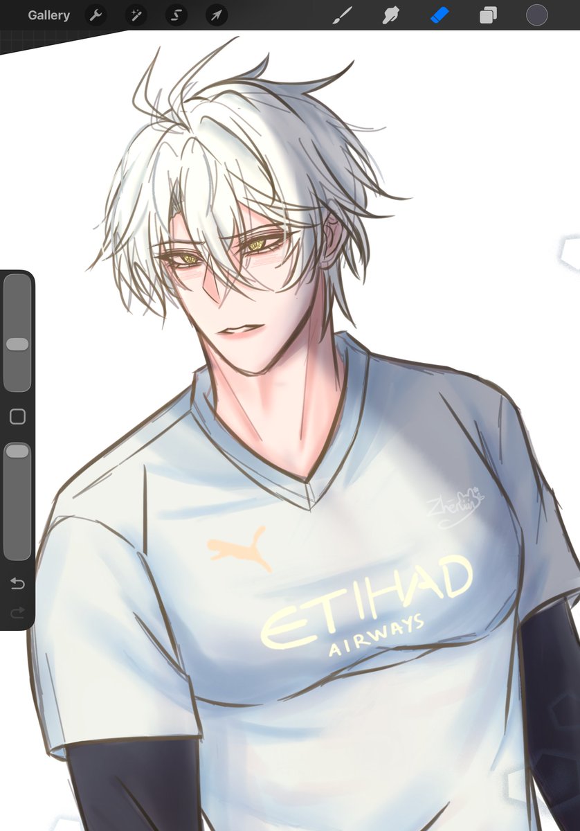 evezcrest's tweet photo. lagi sukaa bola makannya buat phainonn pake baju bola

#phainon #soccer #fyp #digitalart #hsr https://t.co/I12NVKrGkN