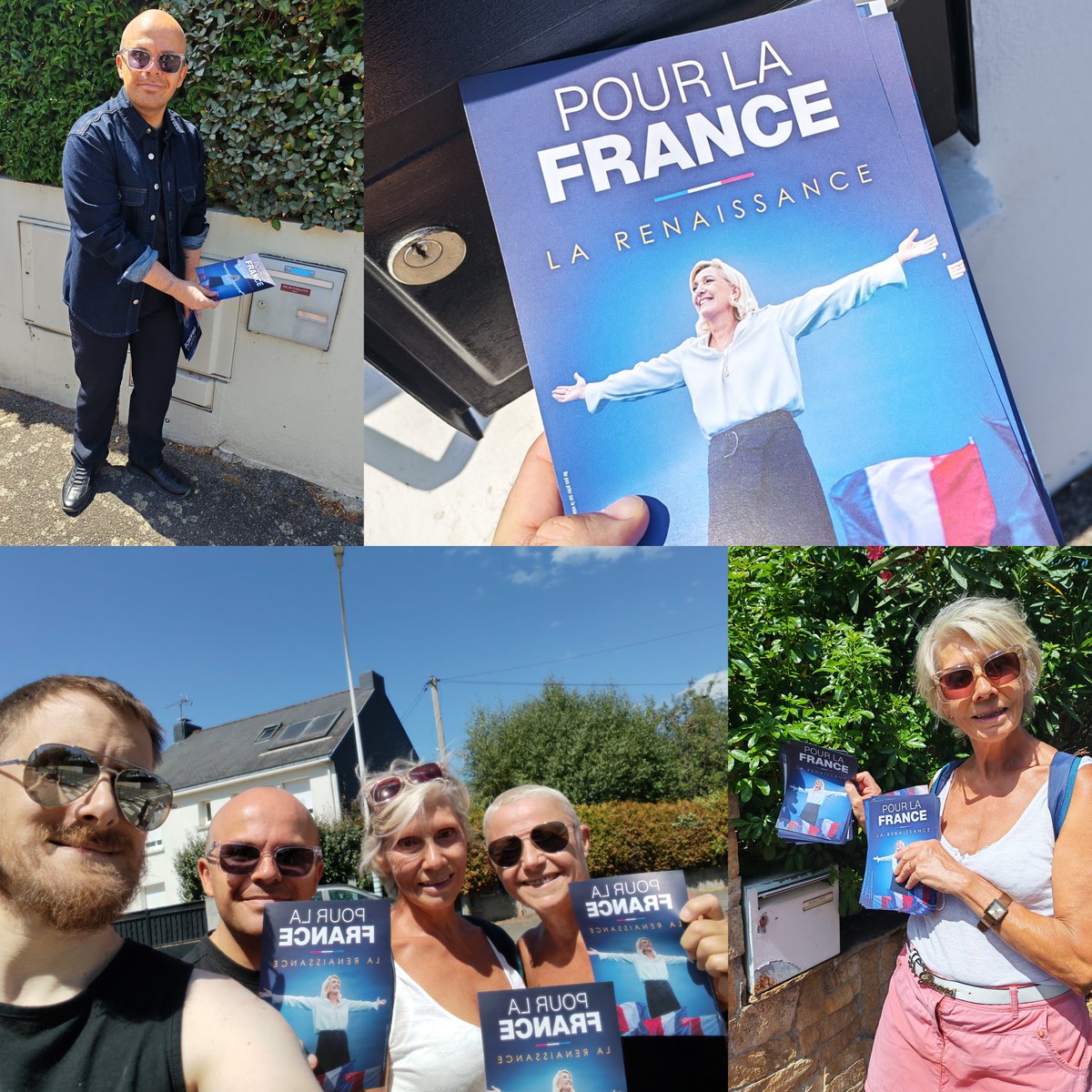 GilletJocelynRN's tweet photo. Nouvelle journée de terrain à Saint-Herblain, dans le quartier de la Chézine.

Les militants du RN ne sont pas en vacances ! Présents tout l'été, à l'écoute des habitants et mobilisés dans la 3ᵉ circonscription.

En avant vers la victoire ! 🇫🇷

#Marine2027 #RN44 #SaintHerblain https://t.co/j71zIC9ZCV