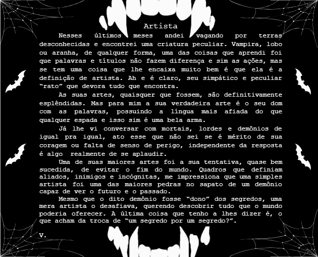 0rfieus's tweet photo. Como havia prometido, aqui está o que eu poderia chamar de "minha carta de gratidão" pra todo esse projeto e para os amigos balinhas. Espero que gostem.

Apenas uma carta sobre uma artista e seu "rato".
#ravenplai #ravencove https://t.co/WMoJXbqdeO