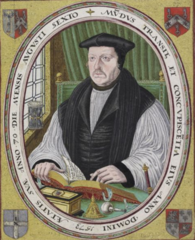 SpillaneHarry's tweet photo. Happy Birthday to my old favourite, Archbishop Matthew Parker, born #otd in 1504

Sometime master of @CorpusCambridge and benefactor of the @ParkerLibCCCC, also @theUL, and archbishop of Canterbury from 1559-75. 

Celebrate by learning about his portrait:
https://t.co/nhqNf3oOSN https://t.co/rBYVhEW39G