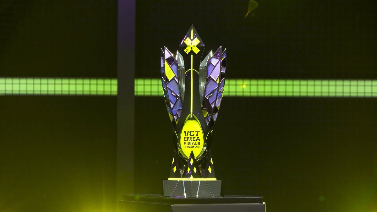 VALORANTLeaksEN's tweet photo. #VCTEMEA Stage 2 Trophy Revealed // #VALORANT https://t.co/ABy6xLDcpm
