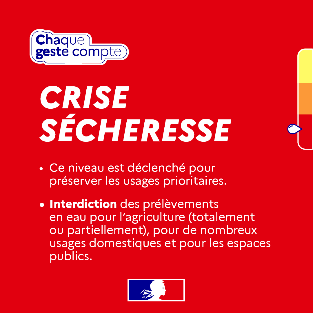 Image de Préfet de région Grand Est du Bas-Rhin - #Sécheresse | Évolution de la sécheresse dans le #BasRhin et mesures de restriction 💧
En raison de