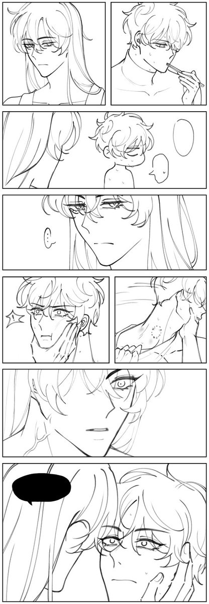 RHNAO7's tweet photo. renheng &amp; xingyue modern au rkgk https://t.co/bILxxm5BzT
