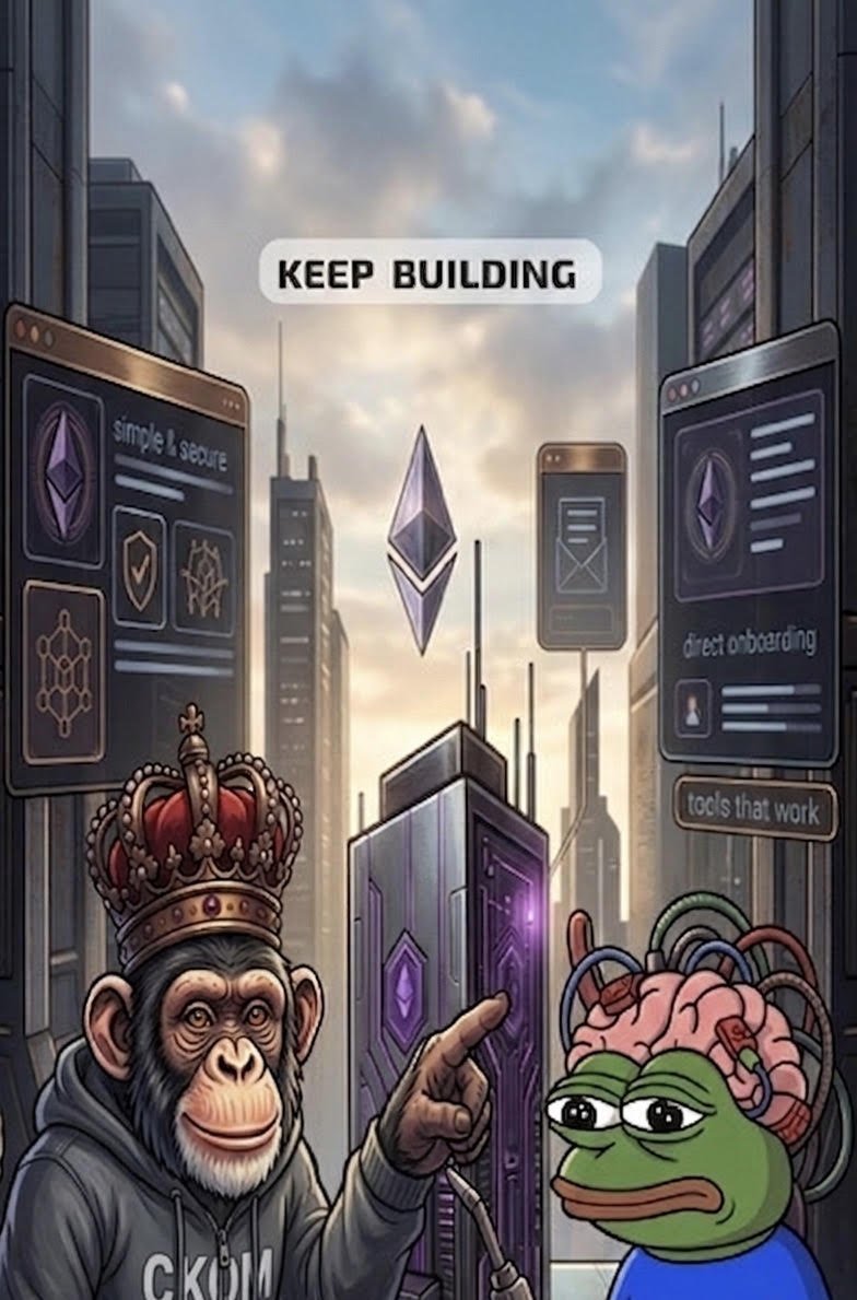 ChimpKingOfMeme's tweet photo. Keep building.
#CKOM #Web3 #Crypto #Pepeunchained https://t.co/kCp2SYziCc