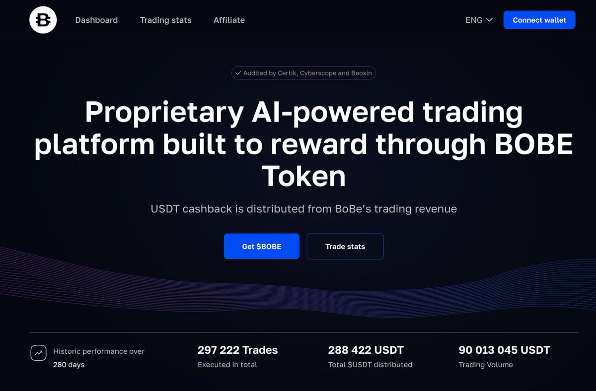 BobeApp's tweet photo. We're refreshing our website with a cleaner, more professional design that better reflects BoBe as an AI-powered financial product.

What's new?
- Cleaner interface
- Easier access to trading stats
- Improved Affiliate dashboard
- Faster navigation
- Better desktop & mobile experience

We're putting the finishing touches on it and can't wait to share it with you. We'd love to hear your feedback. Your ideas help us continue improving the BoBe experience