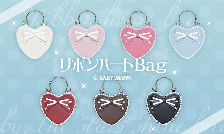 BABY_THE_STARS's tweet photo. 【#BABY新作情報】人気のリボンハートBagが再登場🎀
https://t.co/SCED1y8pOg
店舗ご予約希望受付期間(抽選)▼
2026年8月7日(金)～8月10日(月)12時
通販ご予約期間(先着)▼
2026年8月7日(金)12時～8月10日(月)12時 https://t.co/FuPR9lx9dH
