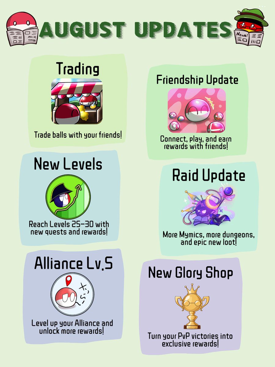 PolandballGo's tweet photo. August is packed with HUGE updates! https://t.co/jgNfKmcPFi