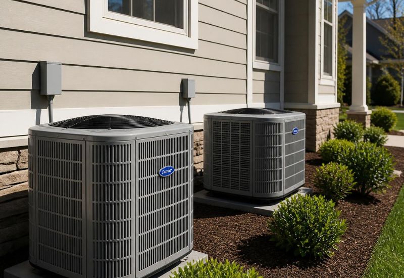 AmbientHVACMA's tweet photo. There are few things that are more frustrating during☀️hot weather than an❄️air conditioner that seems to be running normally but still fails to cool your🏡home.👉Click here for how to troubleshoot yourself and when to☎️call a technician: https://t.co/bd5q6DpQVY https://t.co/OjsMNKpeXS