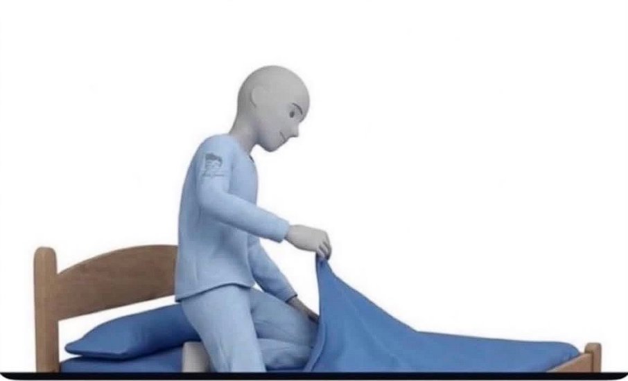 Callunc's tweet photo. Me going back to sleep because there are 33 seconds until my alarm goes off 🤣 https://t.co/IO7rAt7lWj
