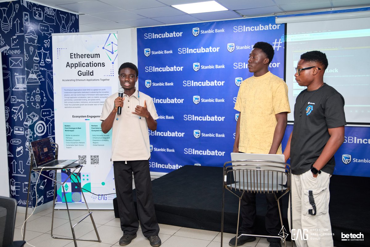 dhollarsign_dev's tweet photo. 🥈 Excited to share that my team placed 2nd at the EAG Hackathon 2026!

We built TrustLock, an Ethereum-powered escrow platform for secure rentals, online purchases, and freelance payments.

Huge thanks to @kayeh23, @x_ghost101  and the organizers @EthAppsGuild, @betechconnected. https://t.co/Ori41IrCVq