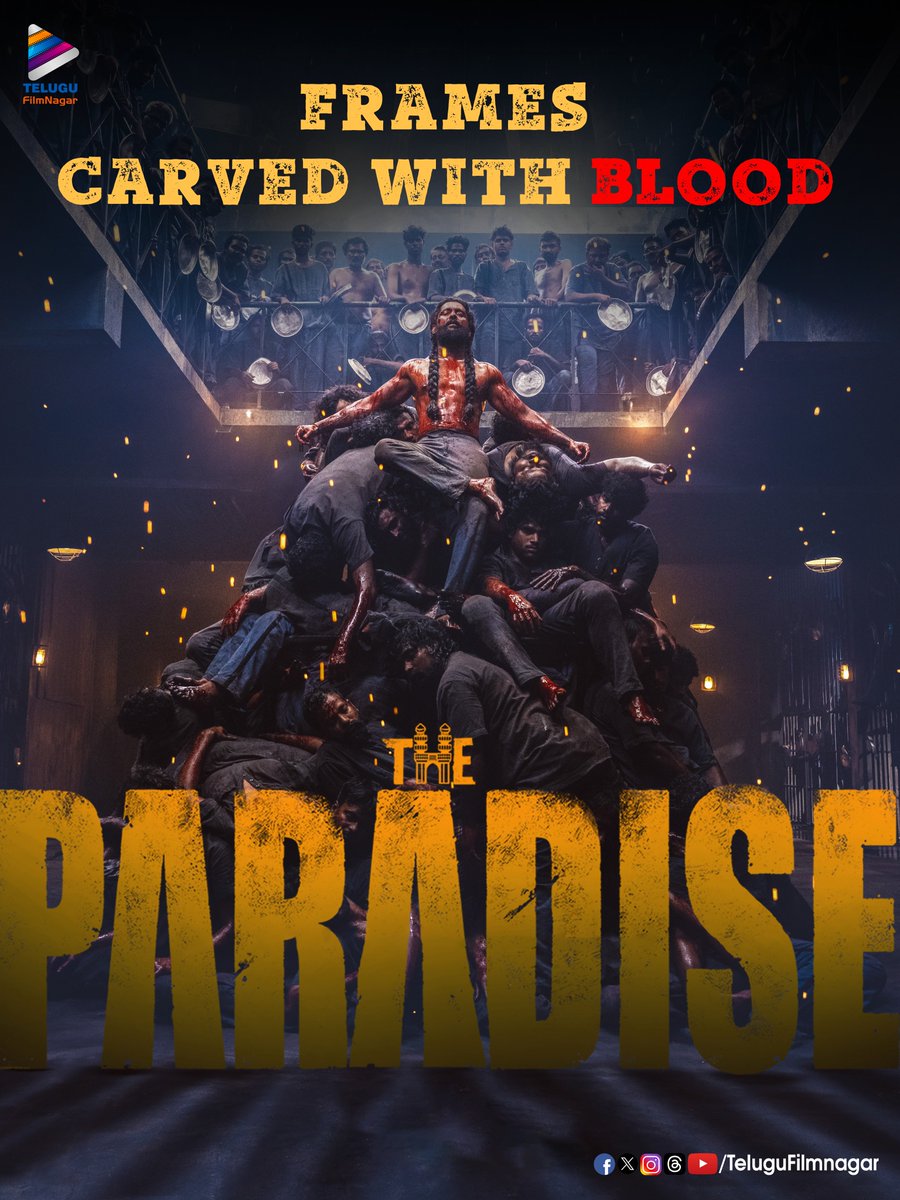 telugufilmnagar's tweet photo. These aren't just frames... but frames carved with blood, rage, and raw intensity 🩸❤️‍🔥

#TheParadise #Nani #MohanBabu #KayaduLohar #RaghavJuyal #TeluguFilmNagar https://t.co/qK36723JCc