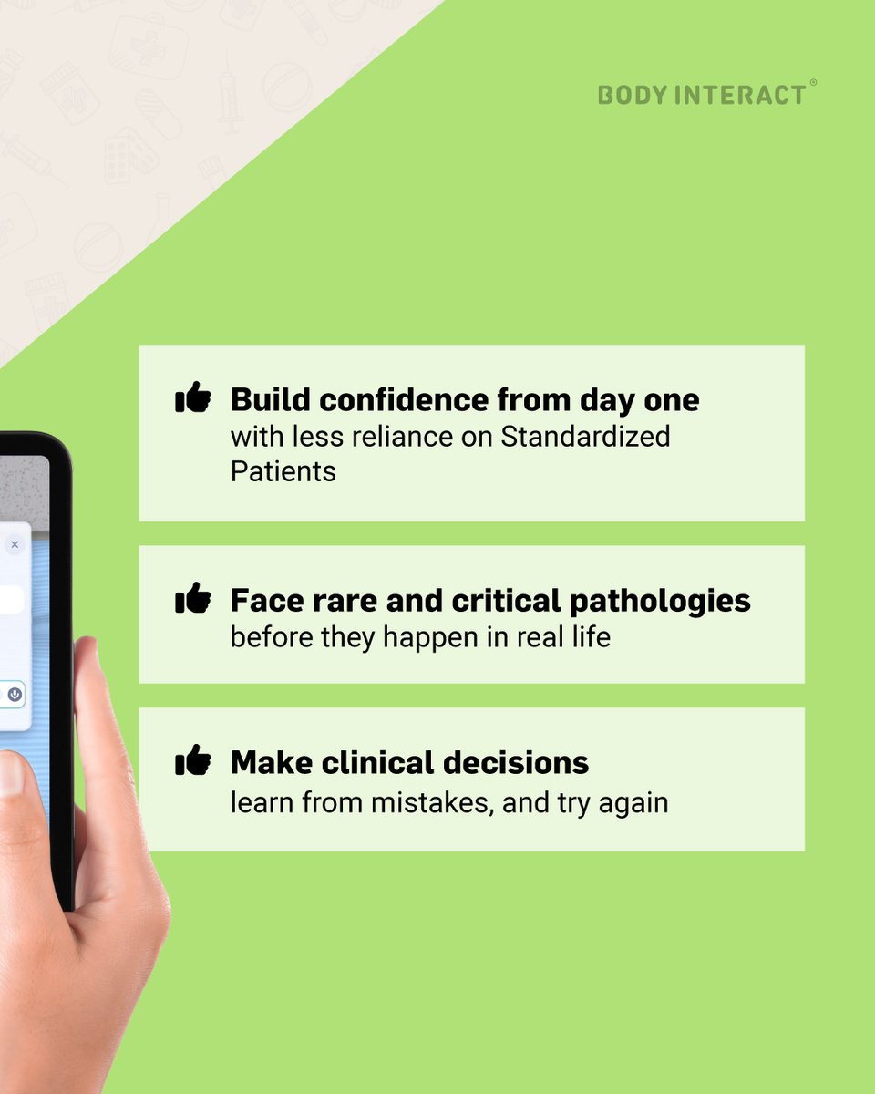 BodyInteract's tweet photo. There is still time to Bring Life-like virtual patients into your program. As programs prepare for the upcoming semester, Body Interact helps close the gap between the classroom and real clinical practice. https://t.co/yFXEY7RhmA

#MedicalEducation #VirtualPatient https://t.co/RaDG8BxZDo