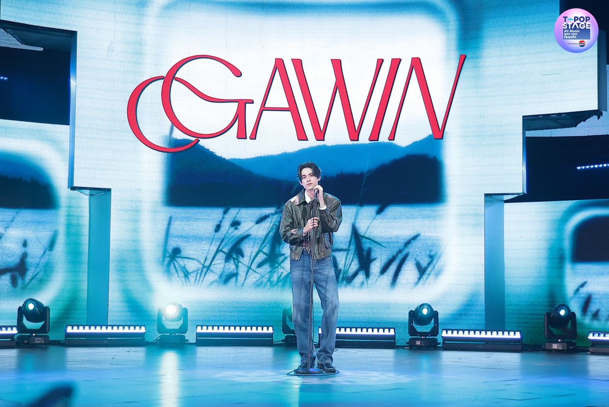 StageTpop's tweet photo. T-POP Stage presented by PEPSI 🤟

เพลง : จำใจ (Gone Away)
ศิลปิน : GAWIN

#GawinCaskey
#GoneAwayGAWIN
#RISERMUSIC

All Music you can reach!
#TpopStagepresentedbyPEPSIweek31 / 2026
#TpopStagepresentedbyPEPSI
🔵 วันพฤหัสบดีที่ 6 ส.ค. 69 เวลา 21.45 น.
#TPOP #WorkPoint23 #WorkPoint https://t.co/6KddxtC4Yu