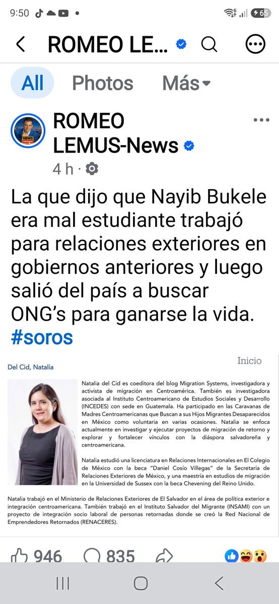 LaBritanySV's tweet photo. Todos los financiados por soros encontra de Nayib Bukele. Esta oposición no sirve ni para crear una mentira. https://t.co/C5vTeJMBeN