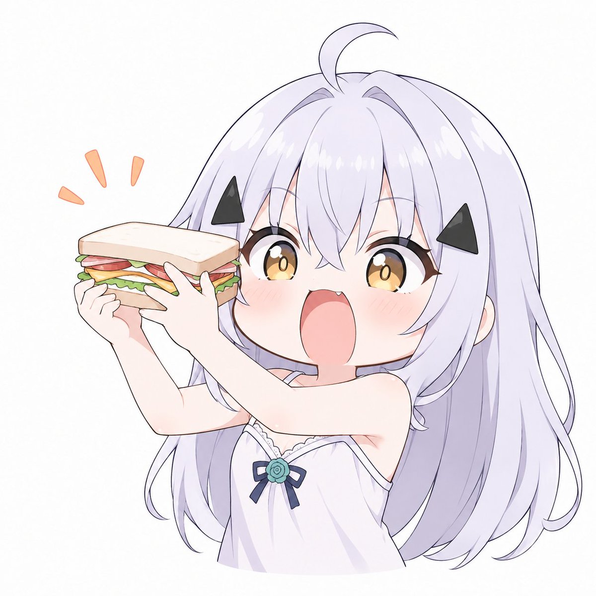 LumiBloom__'s tweet photo. おはようございます☀️

今日の朝ごはんはサンドイッチ！

メリュジーヌ
Fate/Grand Order

#FGO #FateGO #メリュジーヌ #AIイラスト https://t.co/nXs2qnTxcH