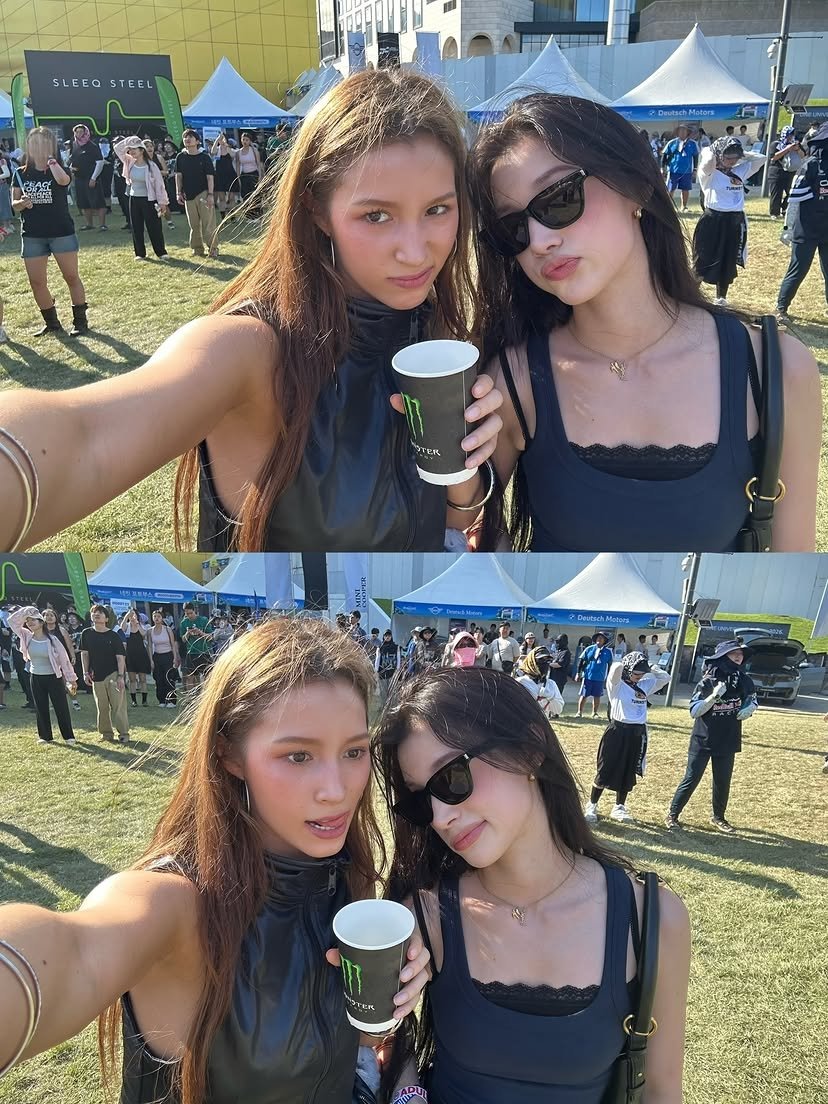 BARBIEHlYYlH's tweet photo. hiyyih and her circle of friends via leanavvab on instagram 🦋 
#HUENING_BAHIYYIH #휴닝바히에 #HIYYIH #히에 https://t.co/Sk0gxH0Svt