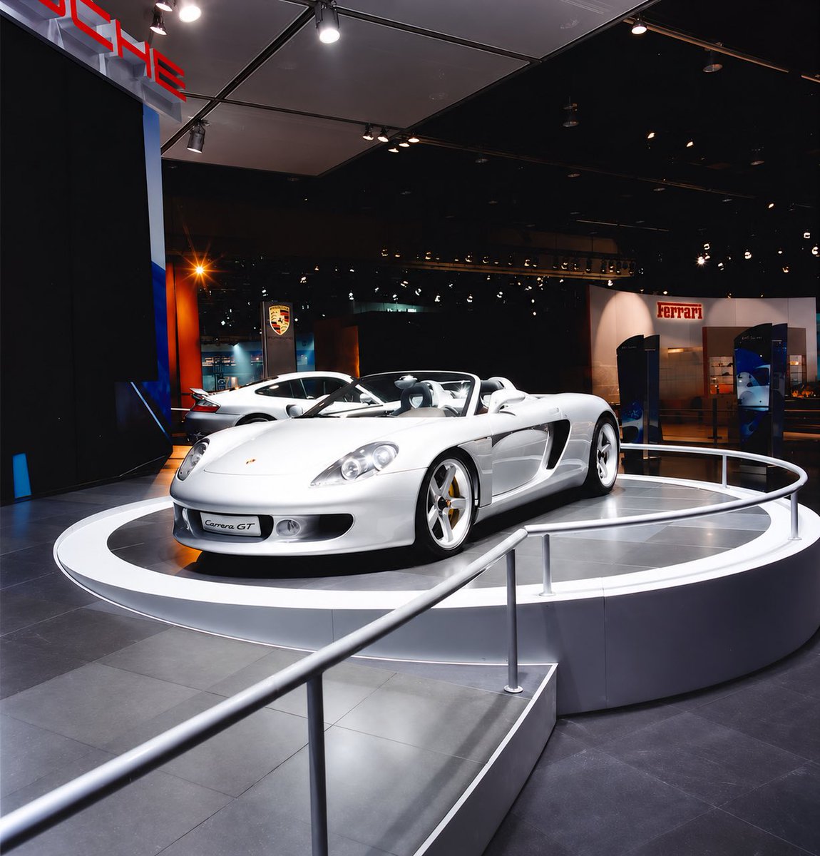 detautoshow's tweet photo. A throwback to the 2001 Detroit Auto Show. 

It's incredible to look back at an era when legends like the Carrera GT, Lamborghini Diablo, and Saleen S7 shared the same show floor.

See iconic cars like these at the 2027 Detroit Auto Show, January 14–24, 2027, at Huntington Place https://t.co/fLJrEoE0Es