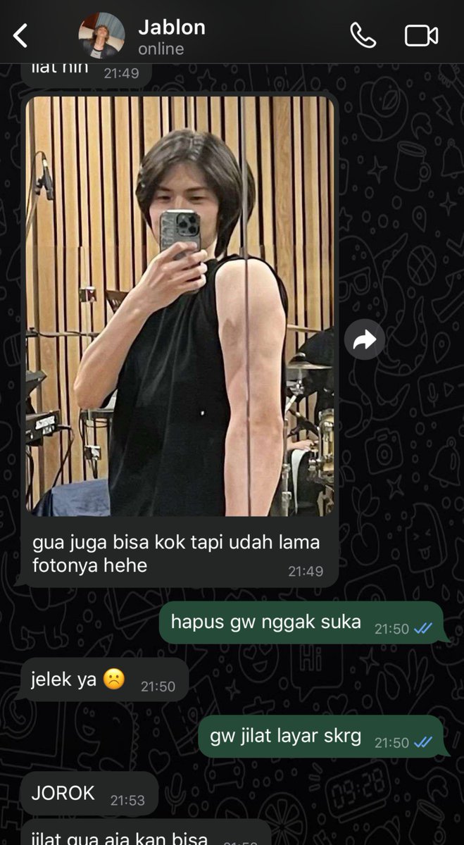 jiemanis's tweet photo. #gaebabz &amp; #odehan (slight odjjyu) 
berikut tanggapan Jihan gondrong dan TEMENNYA, Jaya blonde, terkait postingan terbaru kak Edo FH:

⚠️ slight nsfw, harshwords https://t.co/n7FGWVbkIy