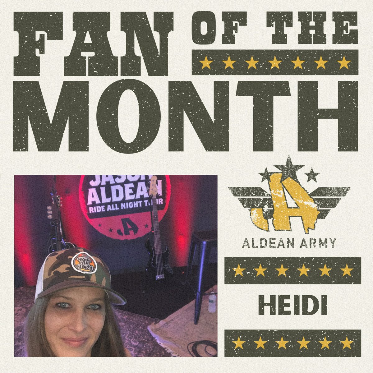 Jason_Aldean's tweet photo. Congratulations to our virtual meet &amp; greet winner Cheryl and #AldeanArmy Fan of the Month winner Heidi! 

Read more and enter for ur chance to win:
https://t.co/fLtMNlq1K1 https://t.co/a5u1TWKhh1