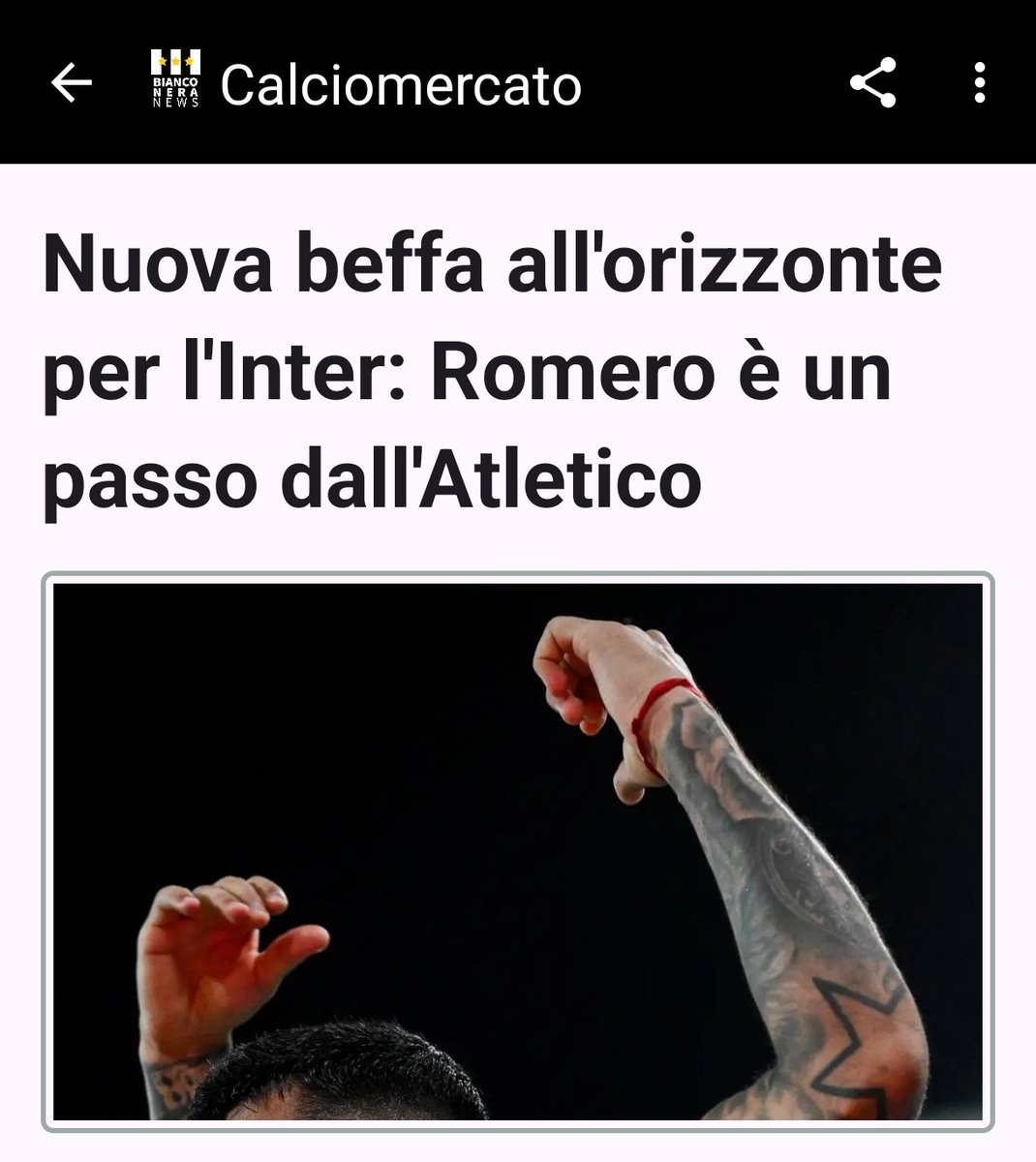 Claudeherou's tweet photo. Un estate a fingere di acquistare calciatori top e a prendere per il culo quei poveri disagiati dei suoi tifosi
Che senso ha?
Si sta spostando il focus dalla #frodesportiva che per qualunque altra squadra sarebbe valsa una #retrocessione certa?
#pezzealculo #interopoli #Romero https://t.co/Lk34YeEvtN