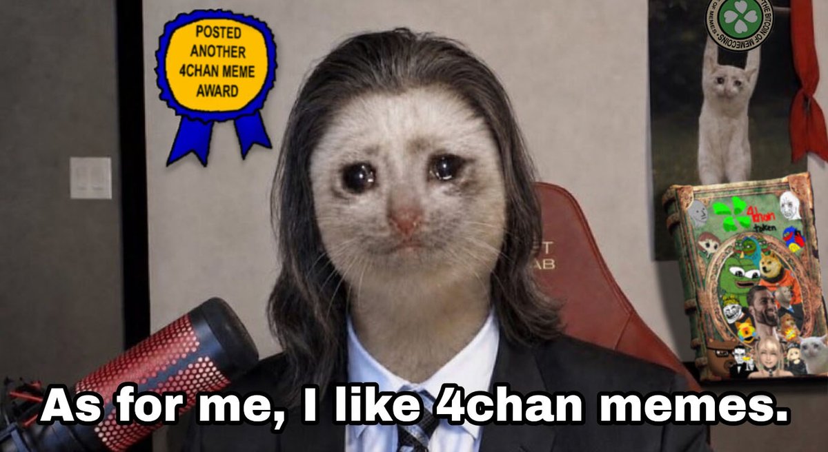 ClipSlopp's tweet photo. @4chantokenio @RobinhoodApp 4chan memes ftw 🍀 https://t.co/QeBoqzESQI