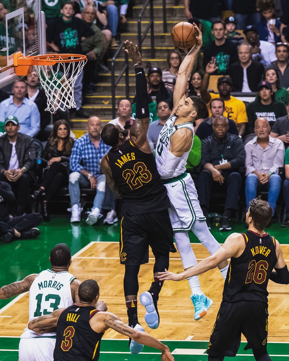 celtics's tweet photo. "I've got a big-a** poster of it in my house." 

- JT on his iconic jam 💪 #NBADunkWeek https://t.co/mmwZvhF2Ev