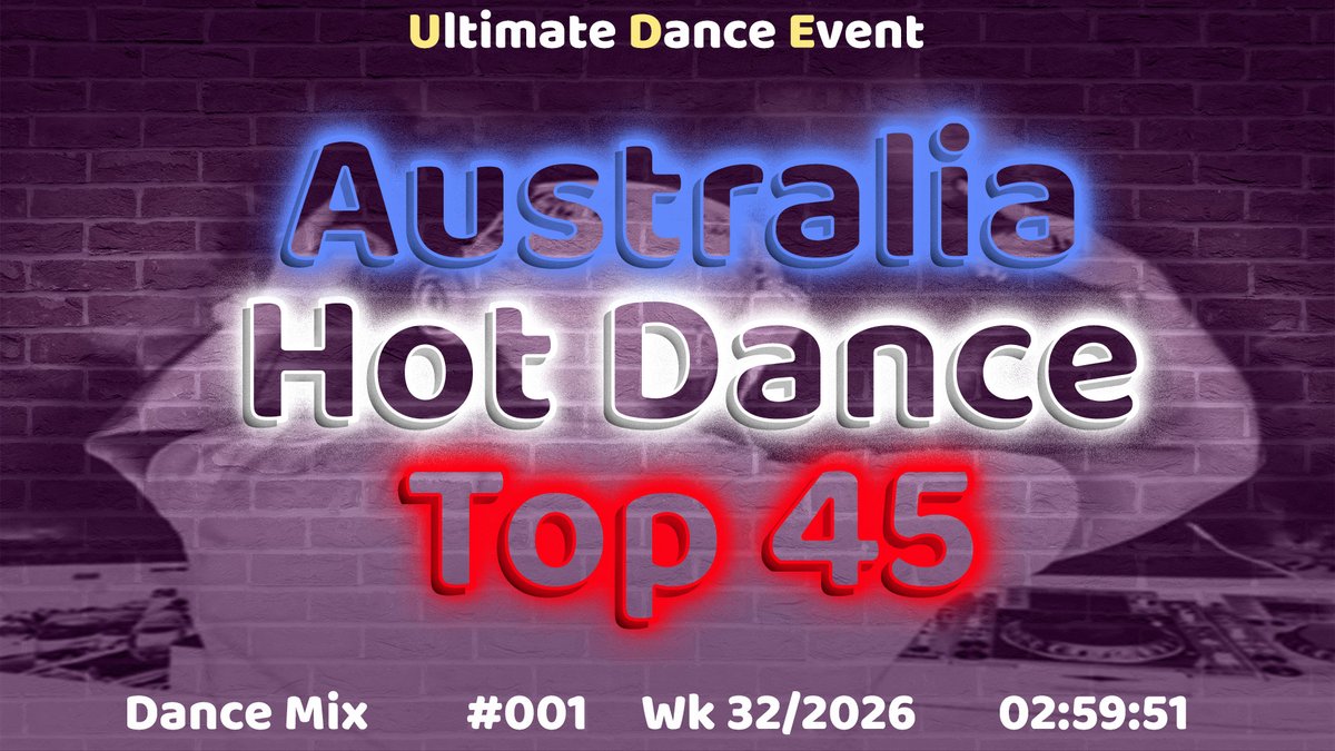 DanceEvent2's tweet photo. Mega Hits ♫ Australia Hot Dance Top45 #001 (Wk 32-26) https://t.co/HoPhhKEO3P via @YouTube 
🇦🇺🔥 Australia Hot Dance Top 45 #001 🔥

Almost 3 hours of massive house, tech house &amp; club anthems! 🎧💥

Featuring Fisher • Dom Dolla • RÜFÜS DU SOL • Sonny Fodera • Fred Again https://t.co/esyEuiyUGg