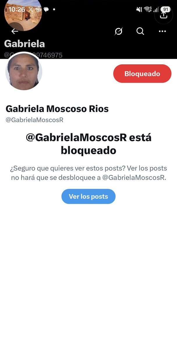 Gabriel99746975's tweet photo. Por favor denunciar, esta tomando mi foto de perfil para hacerse pasar ppr mi. No soy yo.. Yo la tengo bloqueada, pero debe tener otra cuenta que esta pendiente de mis fotos de perfil. Por favor denuncien. 😡😡😡😡😡😡😡😡😡😡 https://t.co/u4sqPeIwi6