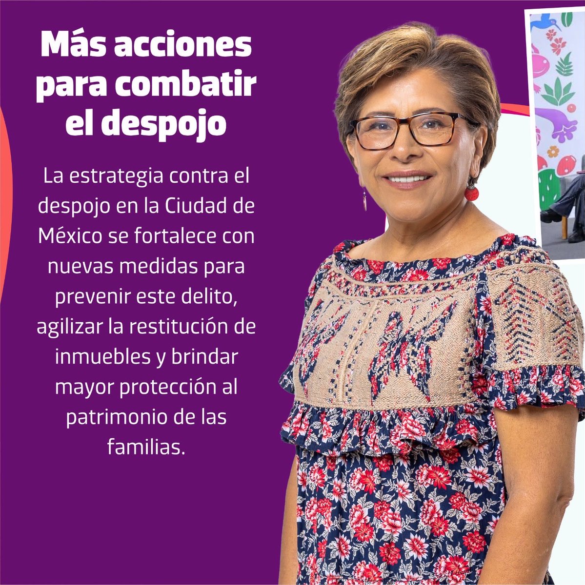 MarthaAvilaCDMX's tweet photo. Proteger el patrimonio de las familias también es construir justicia.
En la Ciudad de México se fortalece la estrategia contra el despojo con nuevas acciones para prevenir este delito, agilizar la restitución de inmuebles y brindar mayor certeza jurídica a las y los capitalinos. https://t.co/OWILWzZVOq