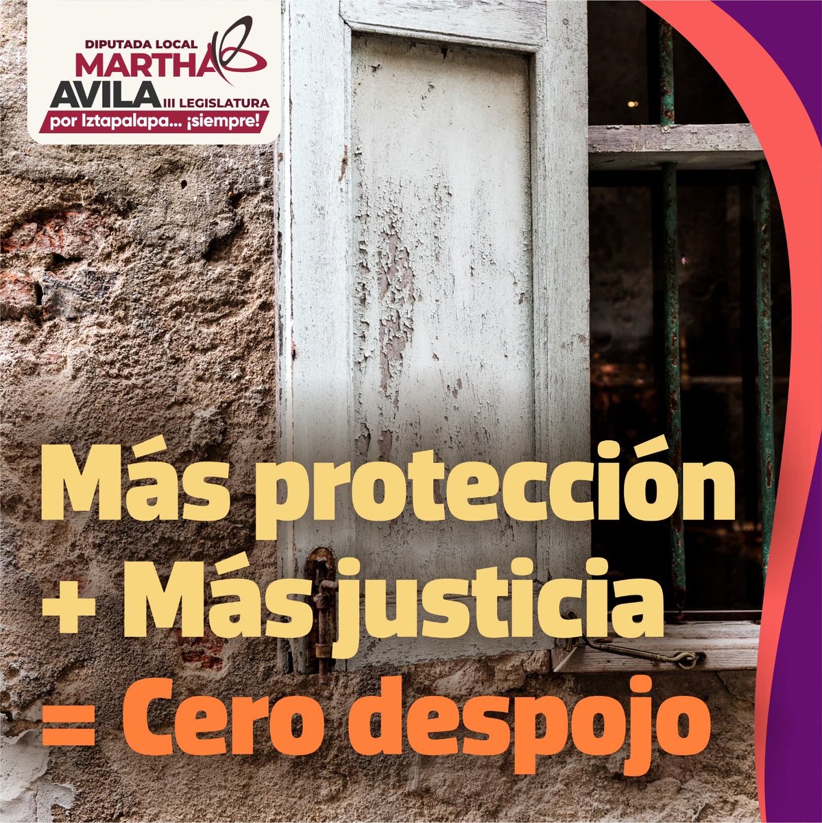 MarthaAvilaCDMX's tweet photo. Proteger el patrimonio de las familias también es construir justicia.
En la Ciudad de México se fortalece la estrategia contra el despojo con nuevas acciones para prevenir este delito, agilizar la restitución de inmuebles y brindar mayor certeza jurídica a las y los capitalinos. https://t.co/OWILWzZVOq