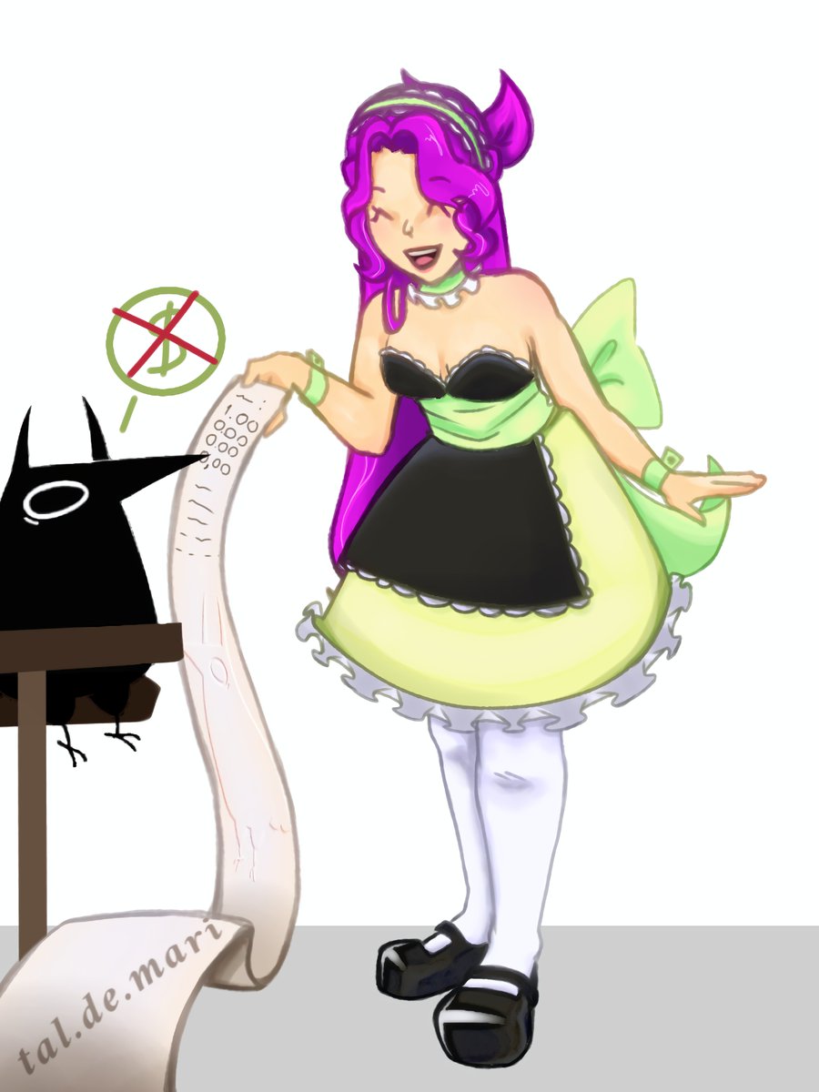 maria08326's tweet photo. #LegaArt #MaidContest
First time drawing a maid's outfit. I gave my best to this art!
😋
(Mari dressed as a maid) https://t.co/iLgiSKbQMe
