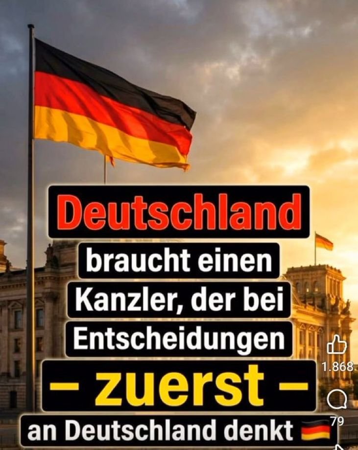 HochelHeinz's tweet photo. 🇩🇪🇩🇪🇩🇪❤️❤️💙💙💙Und dieser Kanzler ist nicht der Kanzler für Deutschland,für das deutsche Volk &amp; nicht für unsere Zukunft❗️Wir,das deutsche Volk wollen diesen Kanzler nicht mehr. Für eine vernünftige deutsche Politik brauchen wir,Frau Dr. Alice Weidel &amp; JA die AfD💙💙💙❤️❤️🇩🇪🇩🇪🇩🇪 https://t.co/fNNRbaXZYS