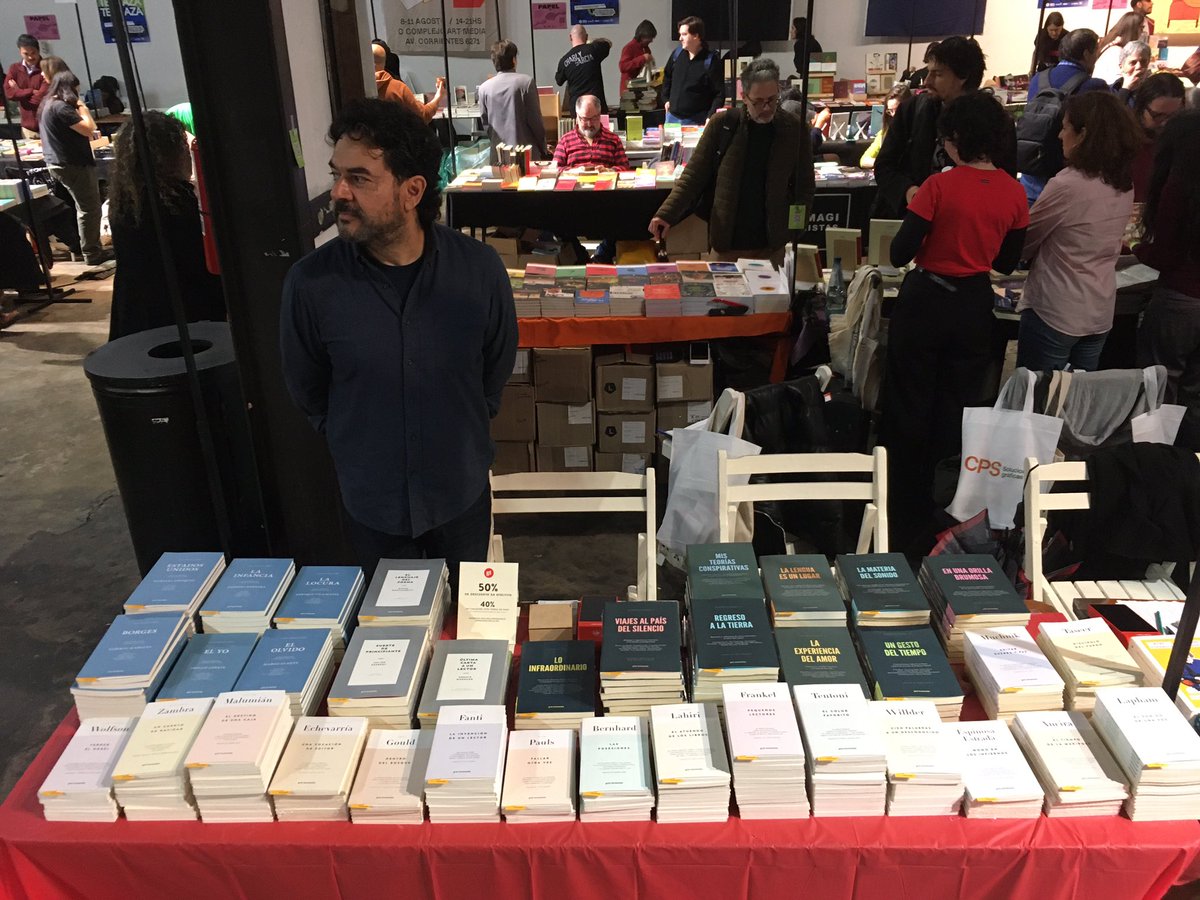 gristormenta's tweet photo. Gris Tormenta en la Feria de Editores, Buenos Aires 2026. https://t.co/UAaKayUf8M