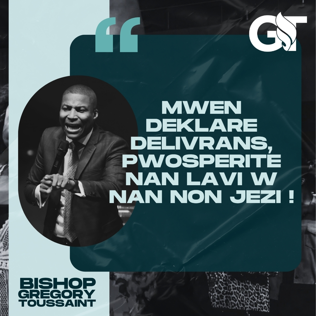 GTCreole's tweet photo. Yon pawòl pwisan pou kontinye semèn nan. Delivrans ak pwosperite se pou ou nan non Jezi.

#gregorytoussaint #shekinahfm https://t.co/M6INhHMVVD