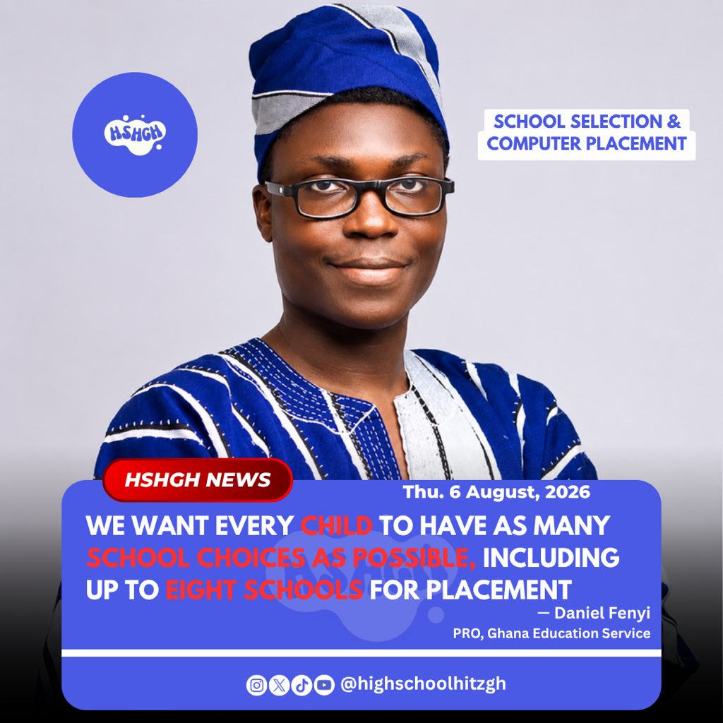 highschoolhitz's tweet photo. 🚨 GES: BECE Candidates Can Select Up to Eight Schools for Placement

#hshghnews #highschoolhitzgh https://t.co/D1uIE398sN