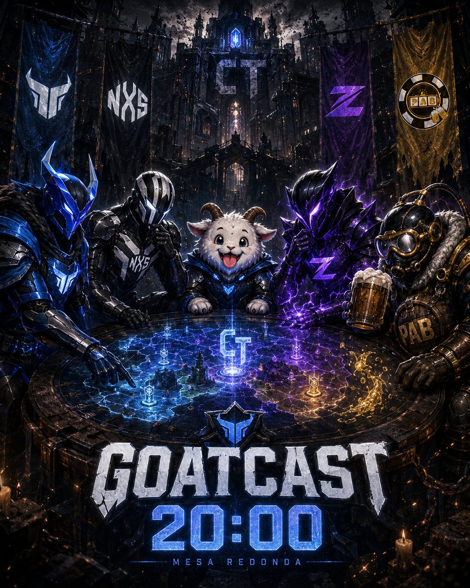 GoatyEsports's tweet photo. Hoy toca mesa redonda.👀

Seguimos con la misión de darle vida al CT, así que esta semana el Goatcast se viene con representantes de varios clubs!

🗓️20:00
🎙️Goatcast
📺https://t.co/DfbylrBN3O

Se viene mucho content. Estad atentos🔥 https://t.co/SICuT4GLWh