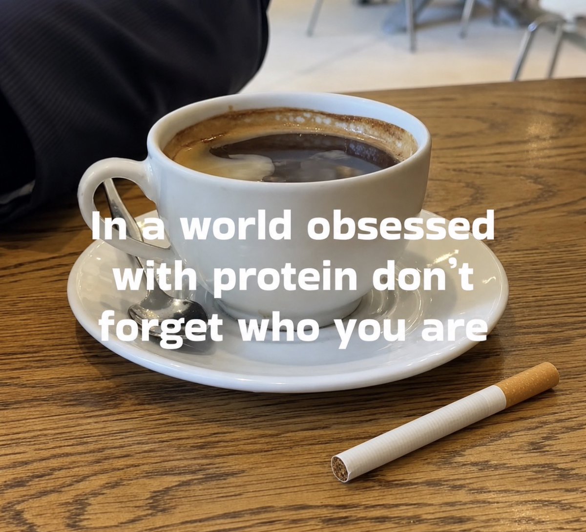 CigsMake's tweet photo. Breakfast of champions https://t.co/nG825zYRqq