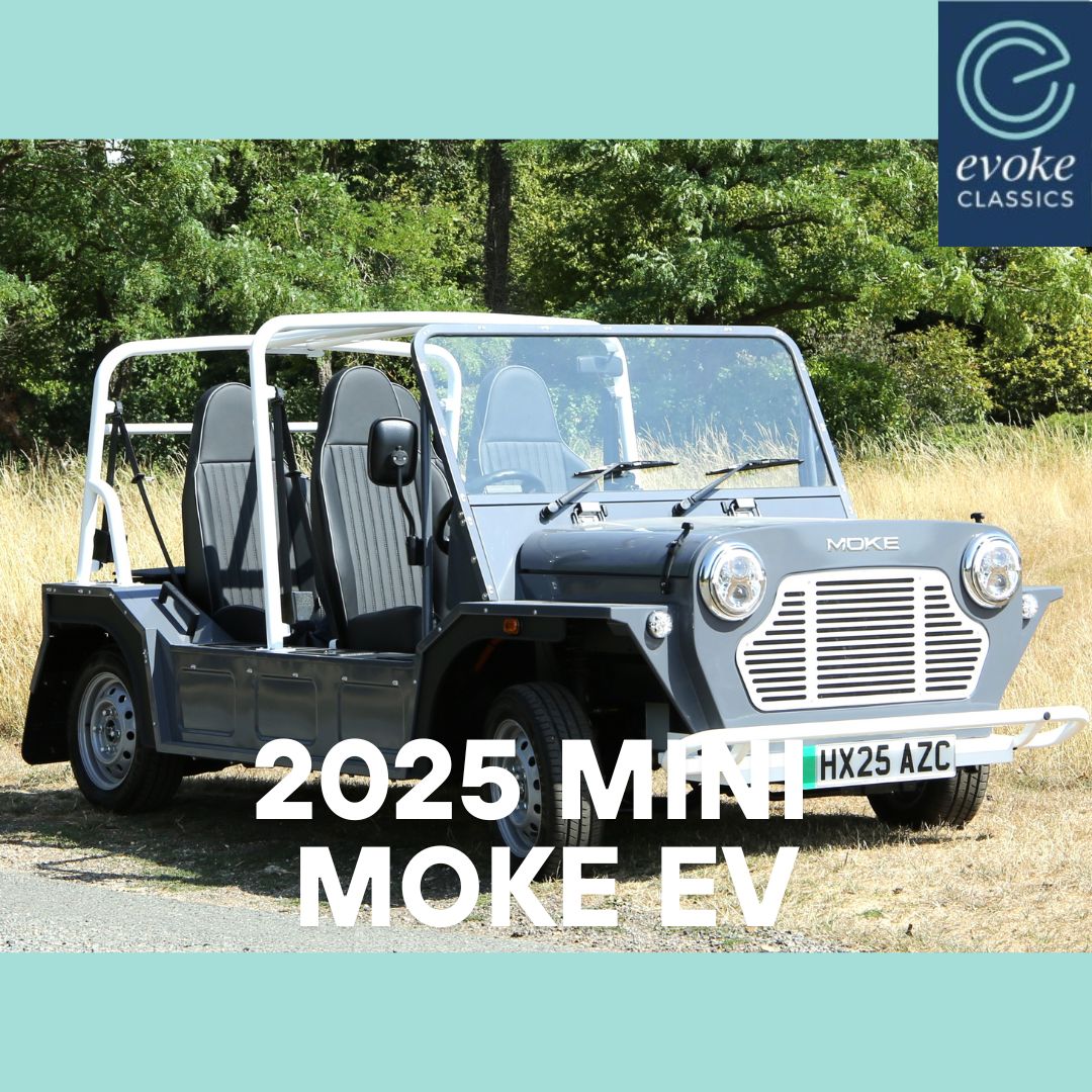EvokeClassics's tweet photo. LIVE AT AUCTION
2025 MOKE Electric
https://t.co/xh4Ho0Gt1T
First registered on 30th April 2025
Covered only 60 miles from new
Fully electric with up to 75-mile range
As new, without the price
HPI Clear
#EV #ClassicEV #MiniMoke #MokeEV https://t.co/WwrywRl5SS