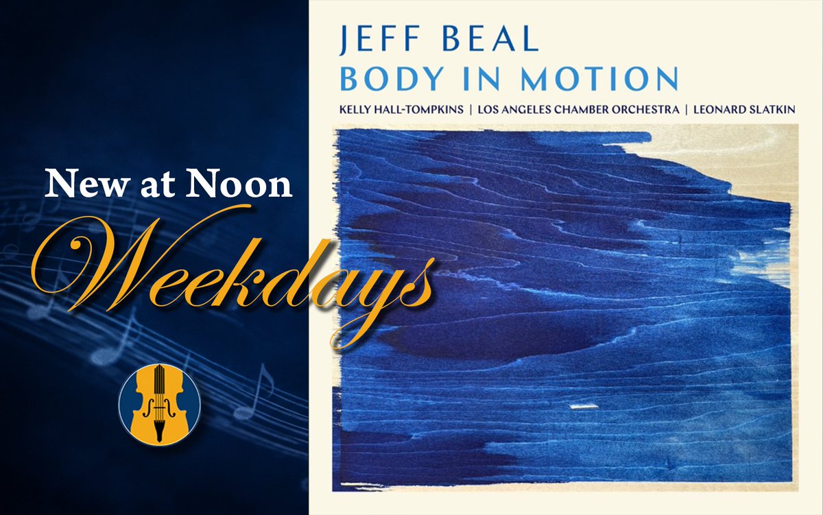DiscoverDpr's tweet photo. π» New at Noon | Thurs. & Fri.
You may know Jeff Beal from his film & TV scores. This week, hear another side of his work with selections from Body in Motion. 12 PM on Discover Classical or on our free app.
#DiscoverClassical #NewAtNoon
https://t.co/KVjsVgyAdY https://t.co/2YMIx8zGUw